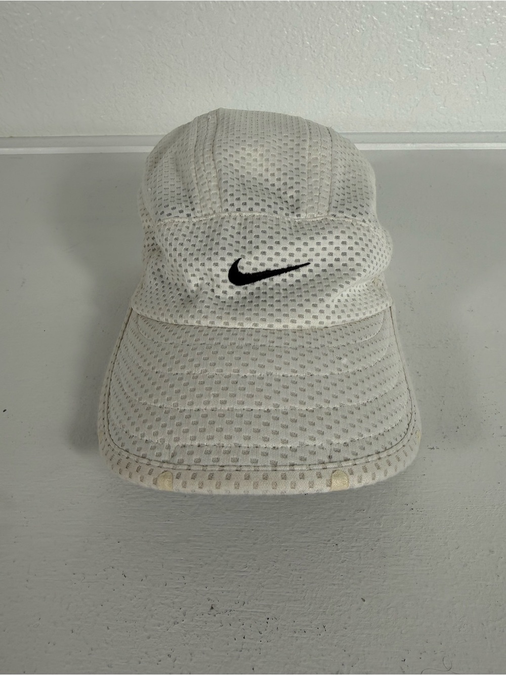 Vintage Nike Mesh White 5 Panel Hat